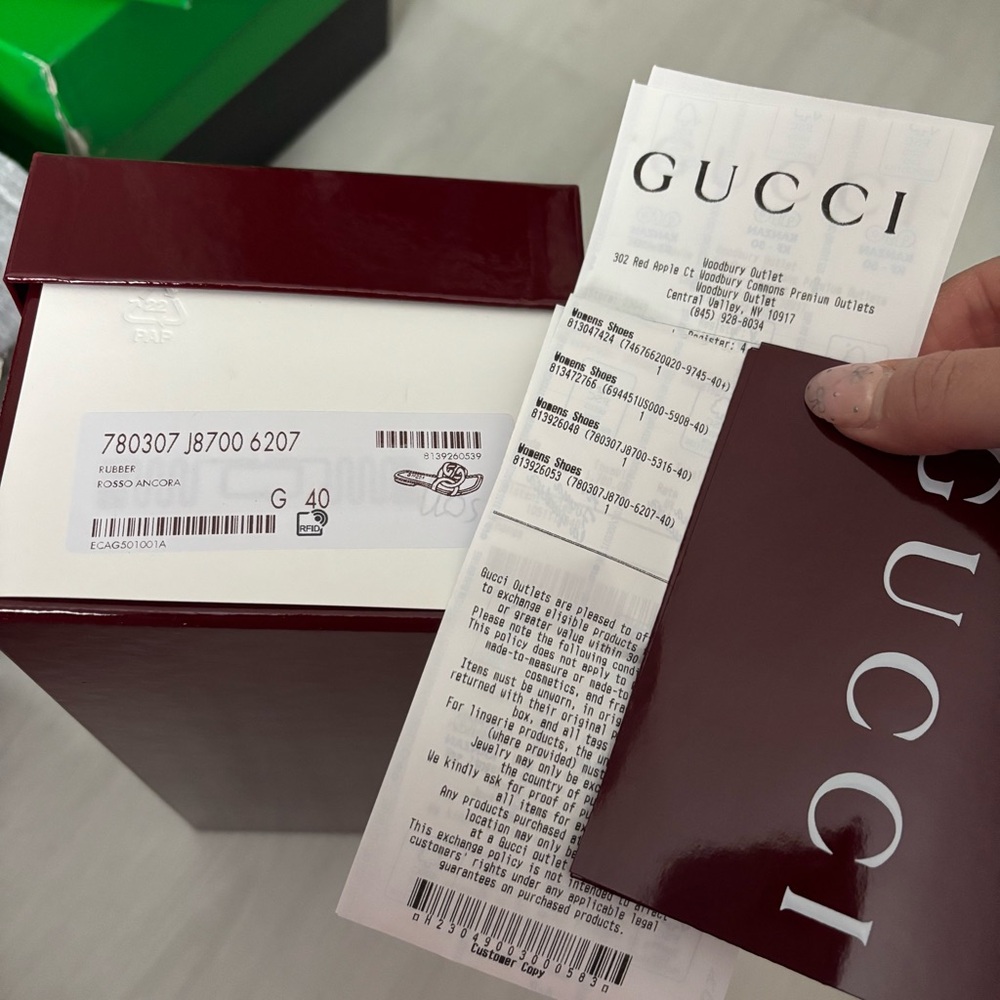 Gucci Palma GG Rubber Sandals - Picture 5 of 5